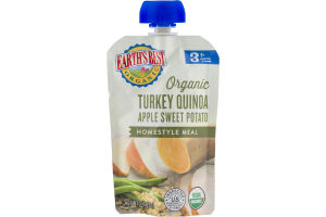 Earth's Best Organic Turkey Quinoa Apple Sweet Potato Homestyle Meal 9+ Months