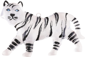 Підвіска Тигр оздоблена пласт проз 12х7,5см 2301-5