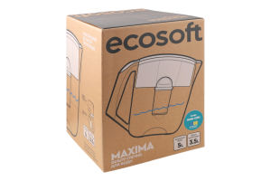 Фільтр-глечик для води аква грін 5л №FMVMAXIMADGECO Maxima Ecosoft 1шт
