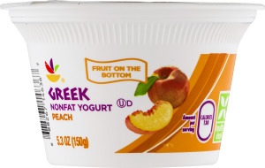 Ahold Greek Nonfat Yogurt Peach
