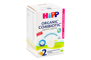 Смесь молочная сухая для детей от 6мес 2 Organic combiotic Hipp к/у 900г