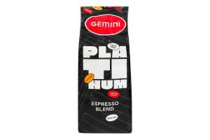 Кофе натуральный жареный в зернах Platinum Gemini 1с м/у 1кг
