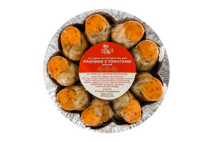 Улитки замороженные большие в раковинах с томатами Mon Gout лоток 200г