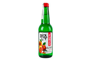 Напій спиртний 350мл 15% Персик Soju Funju пл