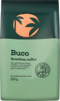 Кофе натуральный жареный молотый Brazilian coffee Buco м/у 200г