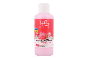 Крем-піна д/ванн Дамаська троянда та ваніль 1000мл Мілкі дрім
