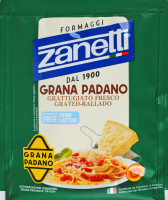 Сыр 32% тертый Грана Падано DOP Zanetti м/у 50г