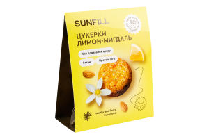 Конфеты с протеином Лимон-миндаль SunFill к/у 73г