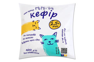 Кефір 2.5% Mimimilk м/у 400г