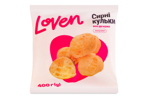Шарики сырные замороженные Боу де Кежо Loven м/у 400г
