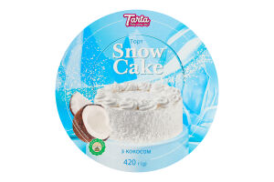 Торт бисквитный с кокосом Snow Cake Tarta к/у 420г