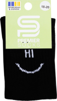 Шкарпетки дитячі Premier socks Hi-Bye чорн р.18-20