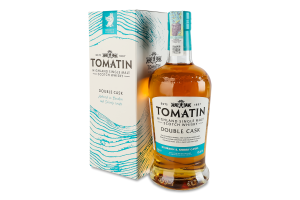 Віскі 0.7л 40% шотландське односолодове Double cask Tomatin к/у