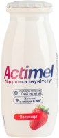 Продукт кисломолочний 1.4% Полуниця Actimel п/пл 100г