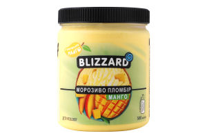 Мороженое 12% пломбир Манго Blizzard п/б 260г