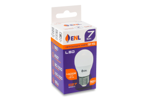 Лампа светодиодная LED 4100K 7W E27 G45 №G45Е277ENLN Enl 1шт