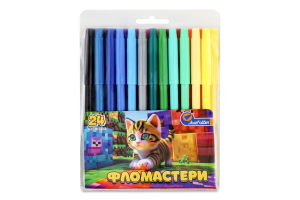 Фломастери 24кольори ПВХ Джозеф Оттен