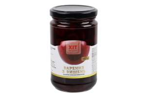 Варення з вишень без кісточки стерилізоване Хіт продукт в/г с/б 385г