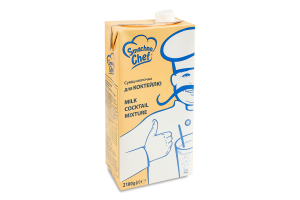 Суміш молочна 2.5% для коктейлю ультрапастеризована Smachno Chef т/п 2100г