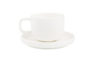 Чашка з блюдцем порцеляна 100мл №KYYW687 Greenwich Products Co. Limited 1шт