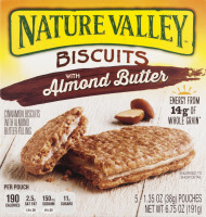 Nature Valley Biscuits Cinnamon Biscuits With Almond Butter - 5 CT