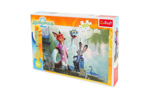 Пазлы для детей от 5лет Zootropolis 2 Disney Trefl 100эл