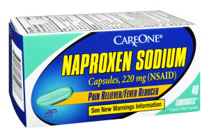 CareOne Naproxen Sodium Pain Reliever/Fever Reducer Liquidgels Capsules - 40 CT