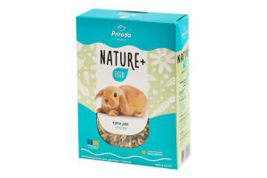 Корм для кролів повнораціонний Nature+ feed Priroda к/у 500г