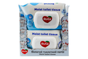 Бумага туалетная влажная Selecta Ruta 80шт