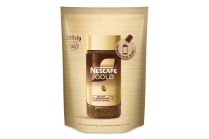 Кава розчинна сублімована Gold Nescafe д/п 280г