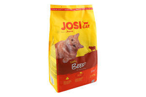 Корм сухий повнораціонний для дорослих котів Tasty beef JosiCat м/у 1.9кг
