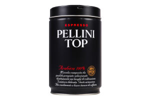 Кава натуральна смажена мелена Top Pellini з/б 250г