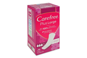 Прокладки щоденні гігієнічні Plus large Carefree 36шт