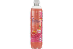 Ahold Flavored Sparkling Water Beverage Pink Grapefruit
