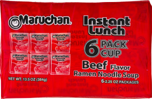 Maruchan Ramen Noodle Soup Beef - 6 PK