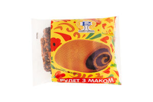 Рулет з маком Рома м/у 0.1кг