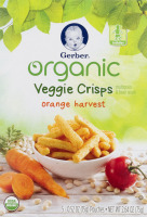 Gerber Organic Veggie Crisps Orange Harvest - 5 CT