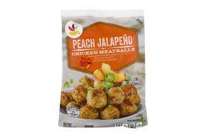 Ahold Chicken Meatballs Peach Jalapeno
