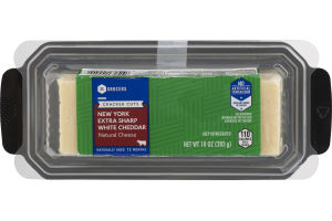 SE Grocers Cracker Cuts New York Extra Sharp White Cheddar Natural Cheese