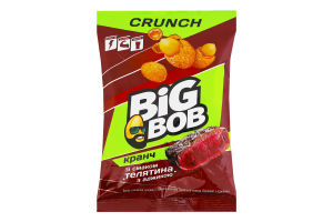 Арахис жареный соленый в хрустящей оболочке Телятина с аджикой Crunch Big Bob м/у 90г