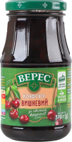 Конфитюр вишневый стерилизованный Верес с/б 370г