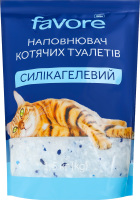 Наповнювач для котячого туалету Favore сілікагель
