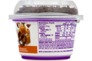 Dannon Light & Fit Greek Crunch Nonfat Yogurt Caramel Fudge Pretzel
