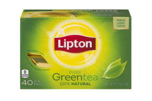 Lipton Pure Green Tea Bags - 40 CT