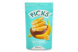 Драже Pergale Picks банан пюре молоч какао-глазур