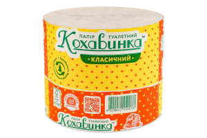 Бумага туалетная Классическая Кохавинка 1шт