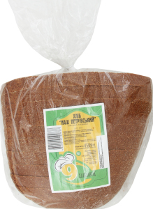 Хлеб половинка в нарезке Наш Петровский Дніпропетровський хлібозавод №9 м/у 450г