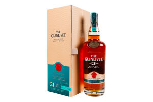 Віскі 700мл 43% шотландське односолодове 21 рік The Glenlivet к/у