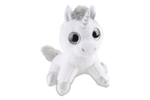 Іграшка м'яка Orbys Єдиноріг сріблястий 18*9*18см