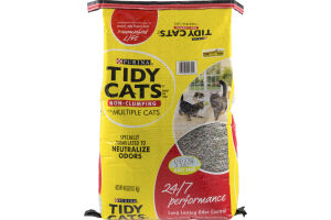 Purina Tidy Cats Non-Clomping Cat Litter For Multiple Cats 24/7 Performance